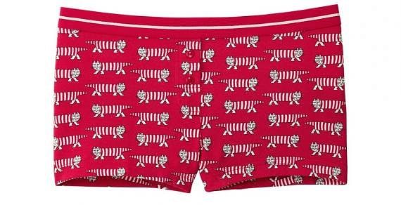 Uniqlo boy shorts, 9 lucky, not tacky, red lingerie looks